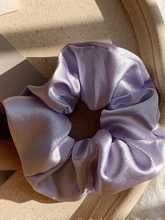 12 Scrunchies de tamaño estándar / Elásticos para el cabello de varios colores y patrones. Sujetadores de coleta