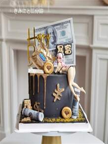 Sexy Girl Bikini Cake Topper Decoration For Birthday, Baking And Party - Blue - View 5