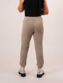 Women Pants - 米色 - 查看 4