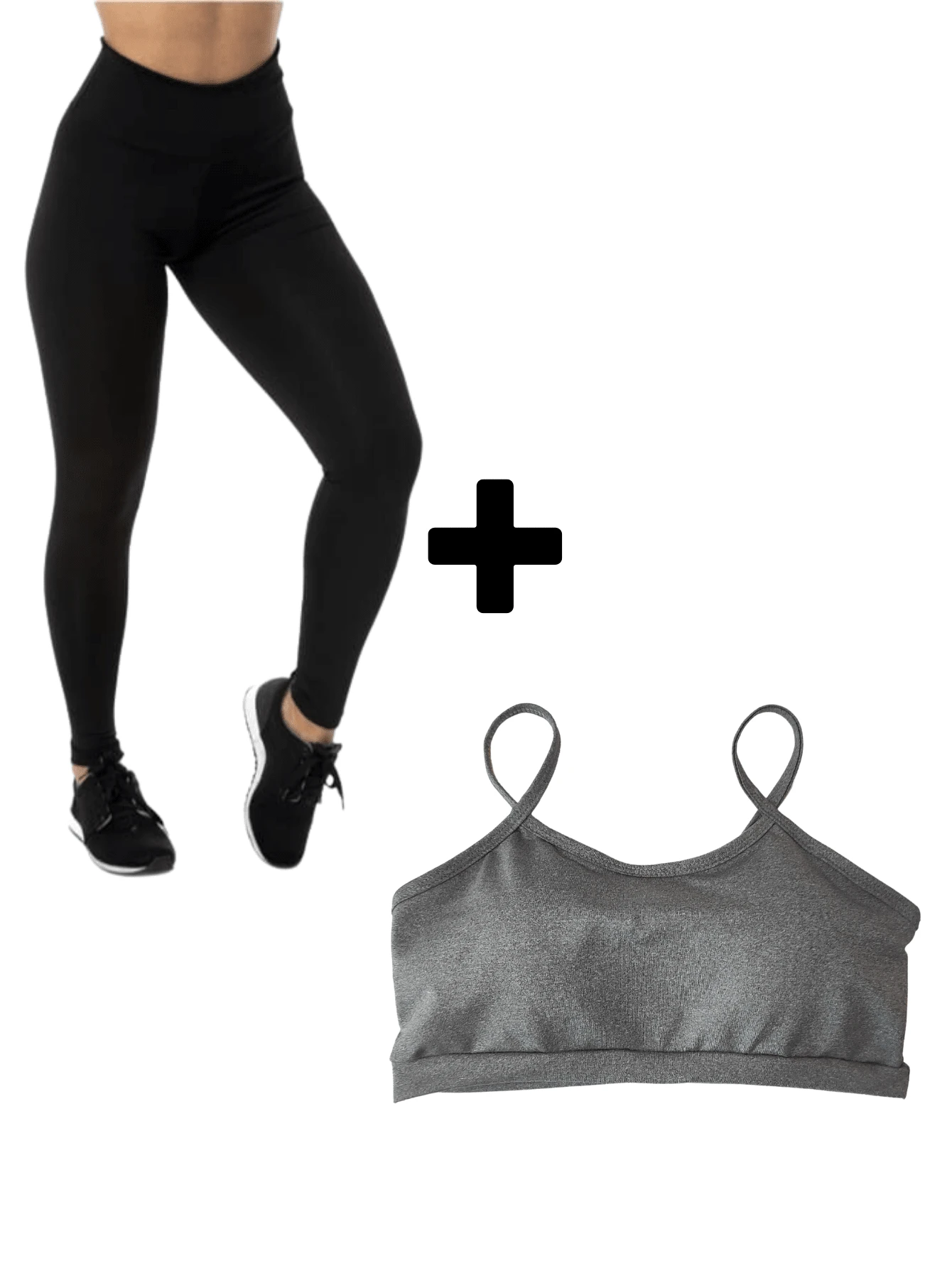 Women Sports Sets - 灰色 - 查看 1