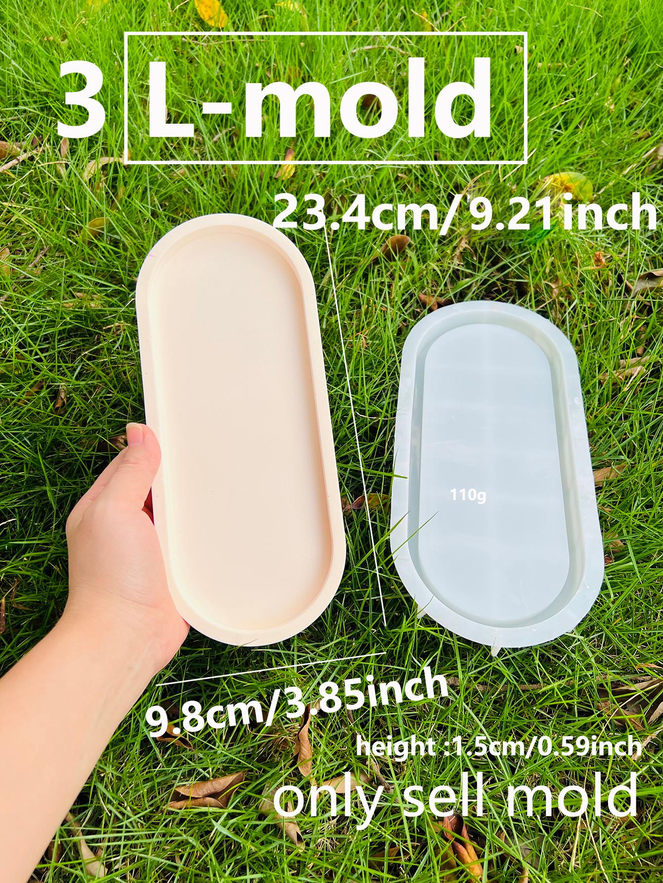 Multiple Sizes Oval Cement Tray Mold, Diy Jewelry Storage Dish Concrete