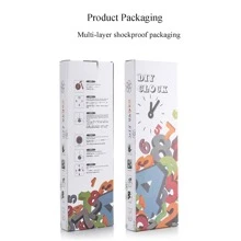 大型 3D DIY 挂钟阿拉伯数字时钟无框镜面墙贴家居装饰适用于客厅卧室（黑色）、家居装饰、房间装饰