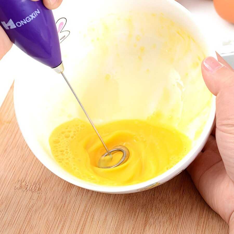 mini de acero inoxidable eléctrico de mano Batidora de huevo Batidor para café & productos cosméticos - Multicolor - Ver 1