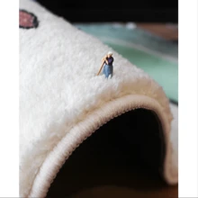 Phong cách In Tấm thảm Loạt - Thích hợp Đối với Hình hộp chữ nhật Nhà  Phòng khách , Sofa , Cà phê Bàn , Phòng ngủ Và Đầu giường Như Không trượt Và Hoàn hảo Đối với Đang bò , , Cắm trại Và Như Tốt Như Bất kì Khác Ngoài trời - màu đen - Xem 4