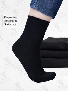 Women Crew Socks - màu đen - Xem 2