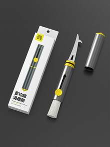 Car Detailing Brushes Dust Collector Mini Duster For Car Air Conditioning Cleaning Automotive Air Vent - màu đen - Xem 3