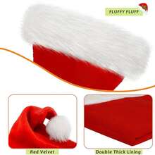 派對裝飾聖誕老人帽 - 紅色 - 查看 5