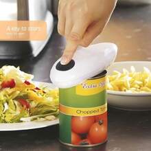 Automatic Can Opener Electric Jar Opener, Opens Cans Easily - White - View 8