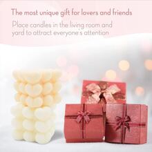 1 件雙心形氣球矽膠模具適用於蠟燭、香薰、diy 肥皂、婚禮、情人節、週年紀念日、家居裝飾和禮品