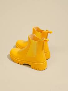 Botas De Lluvia Amarillas De Moda - Amarillo - Ver 5