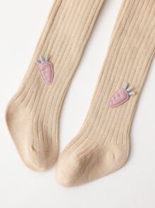 3-pack Girls' Classic Striped Tights With Bow-knot Decoration - Multicolor - View 8