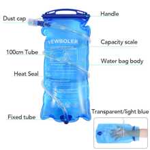 NEWBOLER 1pc Portable Water Storage Bag - Blue - View 4