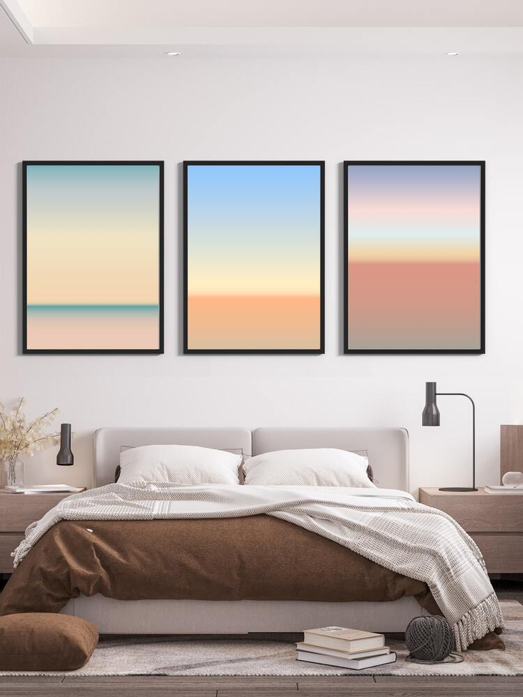 Set Di 3 Stampe Leopardate Su Tela – Decorazione Murale Moderna Per Camera Da Letto, Appartamento O Dormitorio