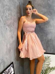 Women Dresses - Rusty Rose - View 2