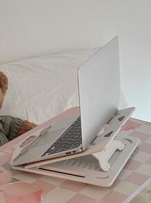 1pc Laptop Stand, Portable Ergonomic Notebook Stand Mount, Desk Holder Bracket, Adjustable Height And Angle Back To School