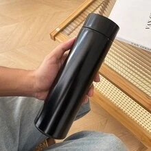 純色真空瓶和保溫瓶 - 黑色 - 查看 2