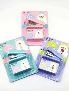 1件套燈粉色的釘書機和訂書釘套裝