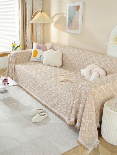 1pc Nordic Minimalist Pattern Outdoor Picnic Blanket Camping Mat Portable Grass Mat Tent Carpet Multi-Functional Tablecloth, Camper Rug, Sofa Cover, Throw Blanket, Cat Scratch Resistant, Reversible, All-Season