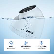 ANNKE 5MP PoE Security Camera System With 6MP 8CH NVR, 4Pcs 5MP Outdoor IP Cameras With 2.8MM Lens, Audio Recording, 100 FT EXIR 2.0 Night Vision, IP67 Rated, Supports Alexa - 2 TB - Übersicht 8