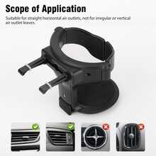 Giá để cốc trên ô tô Giá để cốc uống nước đa năng có thể điều chỉnh trên ô tô Giá để chai nước có thể điều chỉnh - màu đen - Xem 5