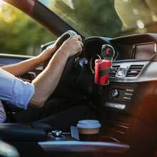 Giá để cốc trên ô tô Giá để cốc uống nước đa năng có thể điều chỉnh trên ô tô Giá để chai nước có thể điều chỉnh - màu đen - Xem 3