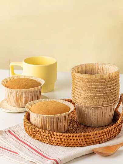 30pcs Disposable Paper Cake Cups, Muffin & Cupcake Wrappers, Baking Cup Liners With Scalloped Rim