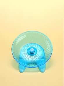 1入組倉鼠跑步輪小寵物運動飛碟鼠輪小動物老鼠玩具倉鼠籠子配件 - 藍色 - 查看 6