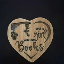 1個心形書櫃 - 咖啡棕 - 查看 4