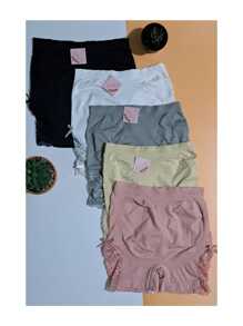 Package Of 5 Pieces Lycra Blume With Lace Bottom Fine Microfiber For Women - Multicolor - View 5