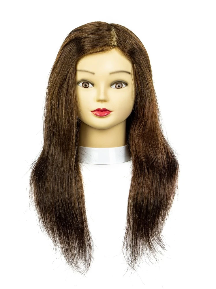 実物大 人工頭皮付き 美容師向け練習用マネキンヘッド ヘアメイク