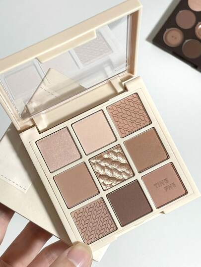 DIKALU 9色眼影盤,1入組持久防水眼妝產品