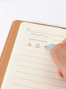 1 Pieza Cuaderno De Notas Con Llave En Forma De Corazón Rosa, Libro De Registro De Negocios Multifuncional Para La Oficina