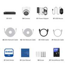 ANNKE 5MP PoE Security Camera System With 6MP 8CH NVR, 4Pcs 5MP Outdoor IP Cameras With 2.8MM Lens, Audio Recording, 100 FT EXIR 2.0 Night Vision, IP67 Rated, Supports Alexa - 2 TB - Übersicht 11
