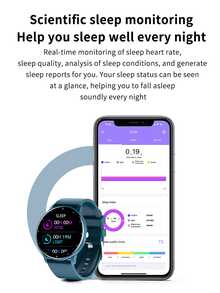 Outdoor Rugged Black Silicone Smart Watches for Men with Fitness Tracker Heart Rate Manual Blood Pressure Detection Compatible with Android iOS - Black - View 8