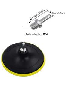 10入組車用美容工具套裝,包括羊毛拋光海綿、清潔海綿、5英寸自粘拋光盤 - 彩色 - 查看 4