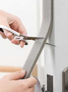 1 件 2 米 PUR 缝隙密封条，简单灰色自粘密封胶带，用于密封窗户/门框侧面，隔音、防尘、防风海绵泡沫密封胶带，贴纸，墙贴花，用于家庭装饰的乙烯基贴花，春季装饰物品让您的家焕然一新，拉玛装饰贴纸礼物生日毕业 - 灰色 - 查看 3