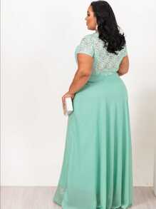 Women Dresses - Mint Green - View 2