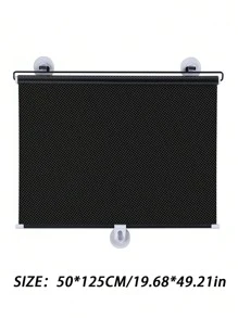 1 tấm cách nhiệt PVC Tấm che nắng ô tô, Tấm che nắng ô tô - màu đen - Xem 4
