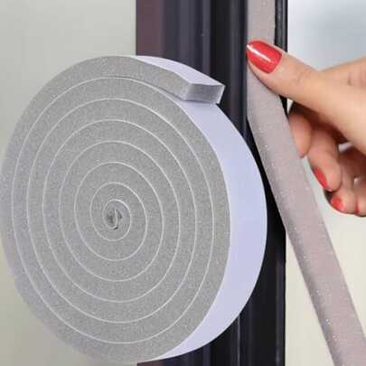 1 miếng dán khe hở PUR 2m, băng keo tự dính màu xám đơn giản dùng để dán kín khung cửa sổ/cửa ra vào, cách âm, chống bụi, chống gió, băng keo xốp, nhãn dán, decal dán tường, decal vinyl dùng để trang trí nhà cửa, vật dụng trang trí mùa xuân làm mới ngôi nhà của bạn, nhãn dán trang trí Rama làm quà tặng sinh nhật, tốt nghiệp