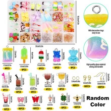 104 chiếc DIY Kết cườm Bộ làm đồ trang sức Bao gồm Nhựa & Acrylic Hạt Đối với Vòng tay , Dây chuyền , Hoa tai , Móc chìa khóa , vòng chân , Vật rủ xuống , Lễ hội Quà tặng tiệc Phụ kiện Sự phối hợp - Nhiều màu - Xem 2