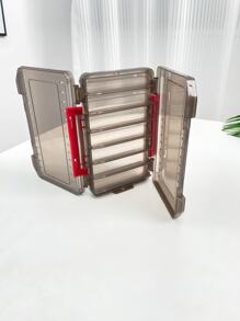 釣魚配件收納盒,分層餌盒,釣魚用具組織收納盒,適用於鱘魚餌 - 黑色 - 查看 1