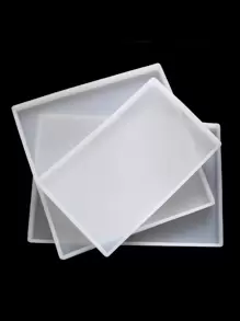 1 szt. Duża forma do tacy z żywicy, 1 szt. Bardzo duża forma do odlewania z żywicy silikonowej, 1 szt. Duża forma prostokątna, 1 szt. Mała forma prostokątna, 1 szt. Mała forma kwadratowa, Duża forma do odlewania z żywicy epoksydowej, Do deski do serwowania DIY