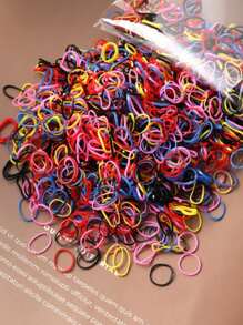800 Stück Farbige Kleine Haargummis