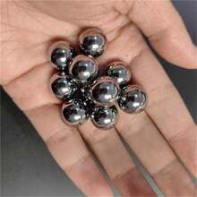 Yernea 10入組/袋工業用軸承鋼環球軸承,精密和鏡面般的表面,適用於軸承、彈弓和打獵球等附件,包括3種尺寸14mm(0.55in)、15mm(0.59in)、16mm(0.63in)