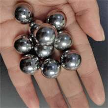 Yernea 10入組/袋工業用軸承鋼環球軸承,精密和鏡面般的表面,適用於軸承、彈弓和打獵球等附件,包括3種尺寸14mm(0.55in)、15mm(0.59in)、16mm(0.63in)