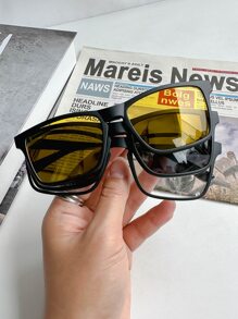 夏日男士時尚太陽眼鏡，適合戶外防曬，作為禮物送給朋友，適合休閒穿著