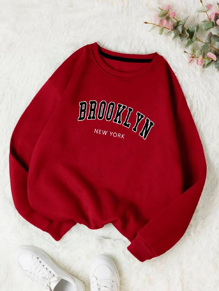 Men Sweaters - Burgonya - Görünüm 1