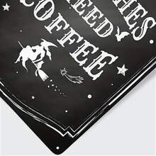 1個“需要咖啡”的無框裝飾金屬招牌,適用於客廳、餐廳、酒吧、農場、咖啡店、聖誕禮物,11.81 * 7.87英寸