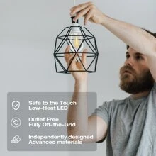 DAYBETTER S14 LED Outdoor String Lights With 24 Edison Vintage Bulbs, Outside Lights For Outdoor Lighting, Waterproof & Shatterproof For Outside - 50英尺 - 查看 4