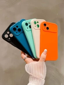 5入組純色大窗口手機殼 - 彩色 - 查看 1